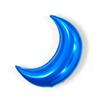Globo de aluminio de 10 pulgadas con forma de luna, decoración para fiestas de cumpleaños, bodas y salas de bodas, venta al por mayor