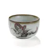 Caneca Jianzhan da Fornalha Ru Caneca de Chá Caneca para Degustação de Chá Padrão Rachado Pode Ser Cultivado Caneca Única Caneca do Anfitrião Tigela de Chá Caneca de Chá Gongfu Presente de Festival