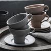 Taza de Café Estilo Nórdico ins Transfronterizo Vintage Esmalte de Arcilla Gruesa Latte Taza para Pareja Cerámica Taza de Café Platillo