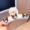 Peluche de Sanrio de Corea del Sur con pinza para el pelo, adorable perro Yugui, melodía, accesorios para el cabello con dibujos animados, tocado con pinza de tiburón.