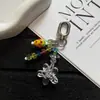 Nuevos y coloridos colgantes de cristal floral, dijes para bolsos y llaveros - accesorios adorables y elegantes