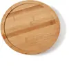 Letrero Decorativo de Madera de Bambú de 10 Pulgadas de Diámetro Bandeja Giratoria de Mesa Es Conveniente y Hermoso
