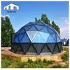 Ponto Turístico de Celebridade da Internet Casa de Vidro Esférica Acampamento 6m Tenda Redonda Azul Vidro Revestido Quarto Céu Estrelado Pousada