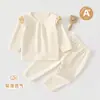 Conjunto de Ropa de Otoño para Niños 5 Nuevas Prendas Base de Algodón Puro Ropa Interior Cálida Ropa de Otoño y Pantalones para Niña Ropa para el Hogar Pijamas