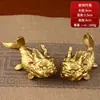 Ornamento de Latão para Dinheiro e Peixe para Decoração de Mesa de Casa e Escritório