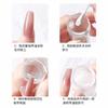 Juego completo de sellos de silicona para uñas, herramienta de transferencia de arte de uñas con impresión de doble cabezal, raspador de sello transparente para uñas francesas