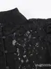 Comercio exterior transfronterizo ropa de mujer europea y americana moda francesa sexy encaje de un solo botón cuello alto blazer 1758245