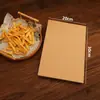 Almofada de Papel Absorvente de Óleo Comercial para Salgadinhos Fritos, Papel de Prato à Prova de Óleo para Pão, Papel Manteiga para Assar, Especial para Frango Frito na Cozinha