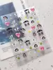 Pegatinas para Uñas de Dibujos Animados de Hormiga Estilo Lindo Artículo Popular de Celebridad de Internet Pegatinas Decorativas para Uñas con Flores en Relieve 3D YT8974