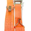 Correa de Amarre para Remolque de 2 Pulgadas del Fabricante 5t Amarre de Almacenamiento Tensor de Cuerda de Trinquete para Fijación de Carga Logística Gancho Doble