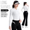 PGM roupa de golfe feminina zíper invisível alta qualidade feminina top esportivo manga longa camiseta slim venda direta da fábrica