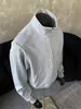 Moletom cinza estilo americano retrô com meio zíper e gola vertical, moda primavera e outono, marca de alta qualidade, jaqueta Feeling Cleanfit
