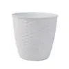 Vaso de flores de rattan de imitação personalidade criativa vaso de flores de resina fábrica atacado vaso de flores de chão jardinagem decorativo pequeno vaso de flores