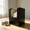 Caja para reloj mecánico de cuerda automática, agitador de relojes a pilas enchufable, girador de relojes, caja de almacenamiento para reloj de pulsera de hombre