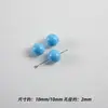 Contas Redondas Lacadas em Acrílico Coloridas como Macaron, Contas Soltas, Corrente de Celular DIY Feita à Mão, Pulseira, Materiais e Acessórios para Joias