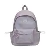 Mochila de Ombro Duplo com Laço Estilo Japonês para Estudantes Femininas Alta Aparência Mochila Simples Mochila Estilo Mori para Alunos do Ensino Fundamental II e Ensino Médio