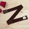 Cinturón perezoso popular para mujer sin perforaciones, todo para jeans, elástico invisible, elástico sin costuras, cinturón universal