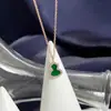 Colar Pequeno de Cabacinha em Prata de Lei 925 para Mulheres, Corrente para Clavícula com Ágata Vermelha, Pingente Moderno Estilo Ins Cravejado com Diamantes, Design de Nicho, Estilo Ins