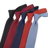 Corbata en Stock, Corbata de Punto Plano, Versión Estrecha, de Lana, Casual Británico, Versátil, Estilo Universitario Femenino, Color Sólido, de Moda