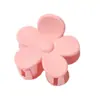 Pinza de Garra Floral Escarchada Popular de Tamaño Mediano Transfronteriza, Pinza de Tiburón Básica Versátil para la Parte Posterior de la Cabeza, Pinza para el Cabello para Media Cola de Caballo