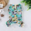 Roupas para Cães de Estimação Primavera e Verão Estampadas em 3D Elásticas de Quatro Pernas Bichon Teddy Pomeranian Gato Roupas Frescas Roupas de Proteção Solar