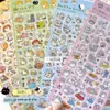 Pegatinas de Dibujos Animados de Doble Capa Tridimensionales para Decoración de Agenda, Pegatinas Lindas de Algodón Burbuja de Dibujos Animados, Pegatinas Creativas para Niños al por Mayor