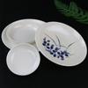 Minghua multifuncional grande e médio branco borboleta imitação porcelana plástico placa de tinta pincel branco cor placa de tinta placa de tinta placa de tinta atacado