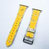 Adecuado para Apple Iwatch9S11 S12 Watch con Estampado de Mariposas Moda Correa de Cuero para Apple Watch