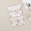 Venta Caliente Transfronteriza Europea y Americana Conjunto Lindo de Tres Piezas con Flor y Lazo para Bebé Accesorios para la Cabeza de Bebés y Niños Pequeños