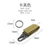 Armário Tático ao ar livre Carabiner Key Case Acessórios Multifuncional Cinto Suspenso Fivela Nylon Fita Gancho de Escalada Fivela Suspensa