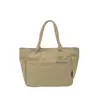 Bolsa de Lona 2026 Verano Nuevo Estilo Bolso de Mano Simple con Letras Estilo Coreano Versátil Informal Gran Capacidad Bolsa de Lona