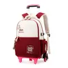 Mochila con Carrito de Pescado Natural Personalizada Seis Ruedas Escalera Subida al Por Mayor Mochila Estudiante de Secundaria Bolsa para Escuela Primaria Gran Capacidad