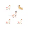 Accesorios de Joyería de Aleación para Hacer Manualidades con Forma de Gota de Aceite Bolsita de Maquillaje para Niñas Accesorios de Tacones Altos Pulsera Pendientes Colgante W507