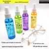 Limpador de lentes de óculos garrafa de cor transparente 60 ml agente de limpeza moda óculos de sol limpador LOGO