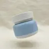 Pote Plástico Personalizado de 50g com Boca Larga para Creme com Tampa Simples de Rosca, Recipiente para Embalagem de Skincare, Frasco Dosador para Cosméticos