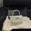 Bolso Cuadrado Pequeño Nuevo con Lazo para Mujer, Bolso de Hombro Cruzado Versátil a la Moda, Bolso de Mano de Gama Alta Estilo Ins