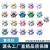Zirconia Cortada en Copo de Nieve de Color Central Piedras Sueltas Fabricante Mayorista Joyería de Piedras Artificiales Componentes para Accesorios de Uñas