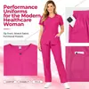 Traje de Exfoliación con Ozono Ropa para Lavar a Mano Ropa Protectora Médica Ropa Médica Ropa de Trabajo de Doctor Uniforme de Enfermera Ropa para Lavar a Mano Traje de Exfoliación