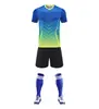 Conjunto de Uniforme de Futebol de Secagem Rápida para Homens e Mulheres, Uniformes de Treinamento e Competição para Equipes Esportivas Juvenis, Camisas de Futebol de Manga Curta para Crianças Transfronteiriço