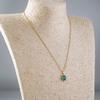 Europa y Estados Unidos superventas simple fresco amor micro-incrustado circón collar nicho todo-combinable colgante en forma de corazón cadena clavícula mujeres