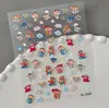Lindas Pegatinas en Relieve de Crayon Shin-Chan, Pegatinas de Dibujos Animados Shin-Chan 3D Sin Residuos para Uñas DIY, Modelo Sl