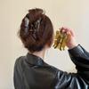 Pinza Mariposa para el Cabello Clip para el Cabello para Mujer Sentido de Alta Gama Diseño Escarchado Sentido Temperamento Acrílico Pinza Tiburón Tocado Grande