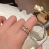 Anillo de Dedo Índice con Forma de Corazón de Lujo Ligero Coreano y Japonés 2023 Anillo de Moda Versátil para Mujer Estilo Ins Coreano de Moda