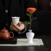 Florero de Cerámica con Esmalte de Cristal Horneado, Adorno Floral para Mesa de Té en Casa, Decoración de Florero Hidropónico para Oficina