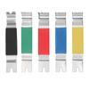 En stock, herramienta de desmontaje de audio con palanca de desmontaje de interior de automóvil, palanca de acero inoxidable, protector de mano de color, funda de goma, palanca de acero