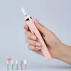 Mini Pulidora Eléctrica de Uñas, Herramienta Pequeña para Quitar Esmalte de Uñas, Máquina Portátil para el Cuidado de las Uñas, Set Removedor de Cutículas, Lima de Uñas