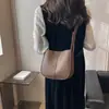 Bolsa Pequena Versátil Transfronteiriça para Mulheres Moda Nova Primavera/Verão 2026 Bolsa de Ombro Único Transversal Bolsa Saco Retrô para o Dia a Dia