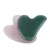 Cristal Rosa Natural Forma de Dedo Raspador Placa Raspadora Jade Cara V Forma de Corazón Cuerpo Entero Universal Fuente Fabricante Venta al por Mayor
