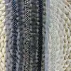 Nuevo Malla Trabajo Pesado Multicolor Encaje Bordado con Cuentas Fila Única Espiga Cuentas Tubulares Cinta Tejida Ropa Accesorios Hanfu Accesorios para el Cabello DIY