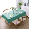 Mantel Rectangular de PVC de Color Sólido Popular Escandinavo, Impermeable, Resistente al Aceite, Anti-Quemaduras, No Requiere Lavado, para Mesa de Café, Envío Gratis